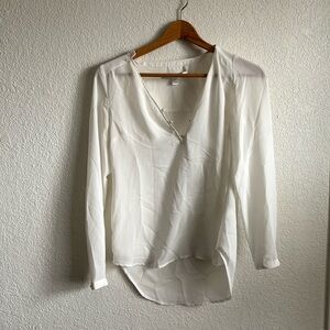 Lauren Conrad white Fancy long sleeve